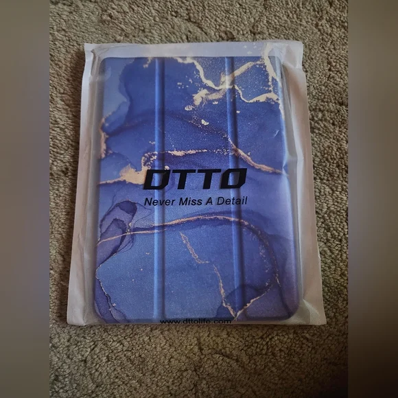 DTTO Blue and Gold Marble Tablet Case For Ipad Mini