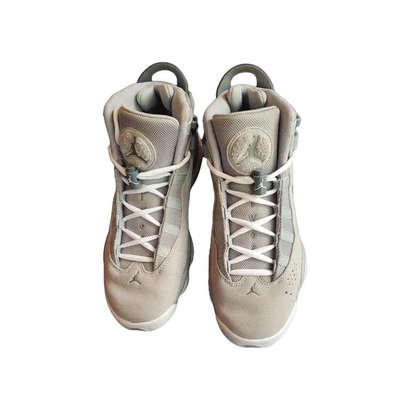 Nike Air Jordan‎ 6 Rings Wolf Grey Cool Grey Mens Sneakers Shoes Youth Size 6.5