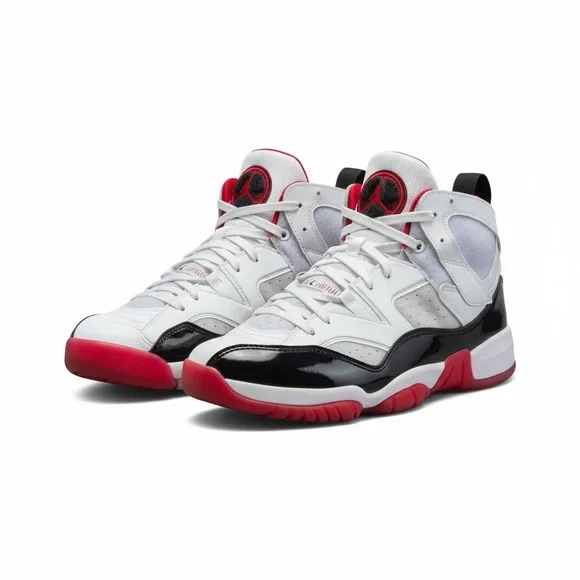 Jordan Jumpman Two Trey White‎ Black University Red DO1925-106 Mens 14