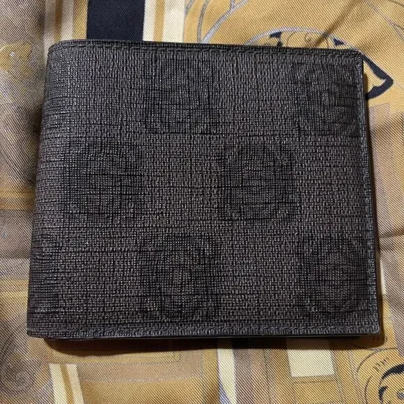 Loewe Black Monogram Bifold Wallet