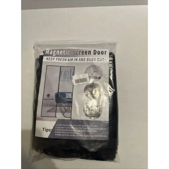 Magnetic‎ screen door mesh-Fits Doors 80