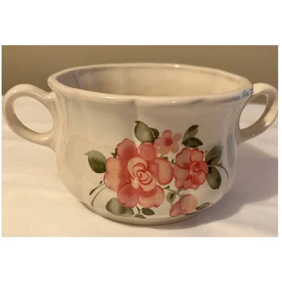 Gibson Housewares Roseland Pink‎ Soup Mug 20 oz. 3