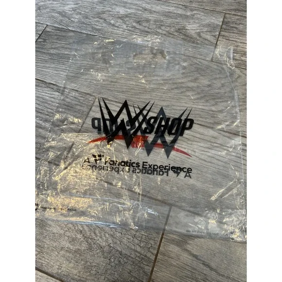 WWE World Clear Plastic Bag Wrestle Mania‎ 41 fanatics Exclusive Shopping Gift