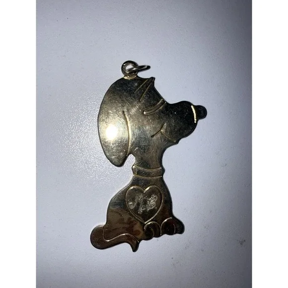 Peanuts‎ Snoopy Silver Pendant Happy Dog Personalized