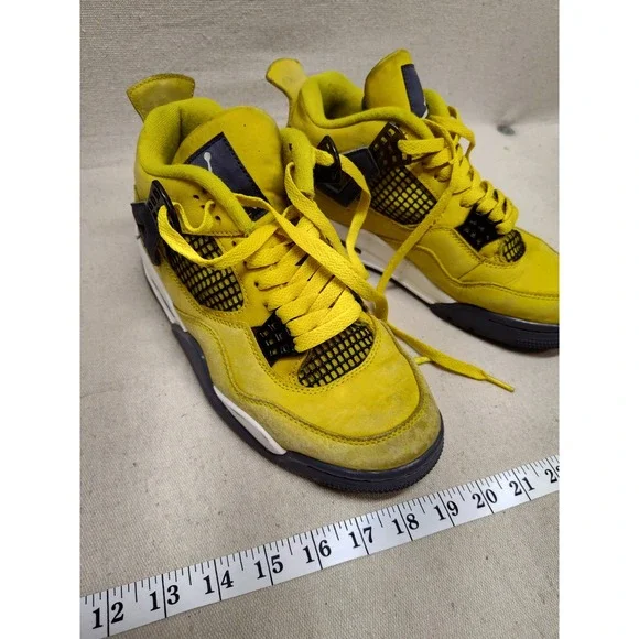 Nike‎ Air Jordan 4 Retro Lightning 2021 Tour Yellow CT8527-700 Mens Size 7