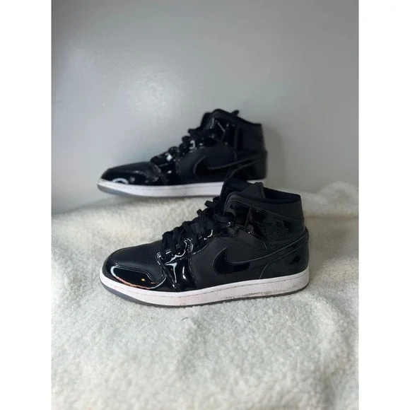 Nike Air Jordan 1 Mid Space Jam Black Dark Concord DV1308-004 Mens Size 14