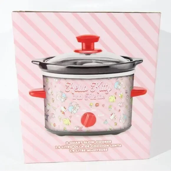 Hello Kitty and Friends Pink Hearts Slow Cooker