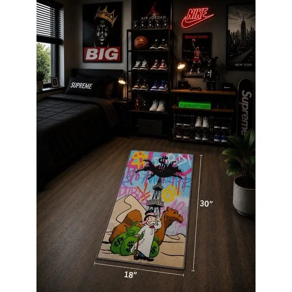 Monopoly Oil Man Accent Rug!