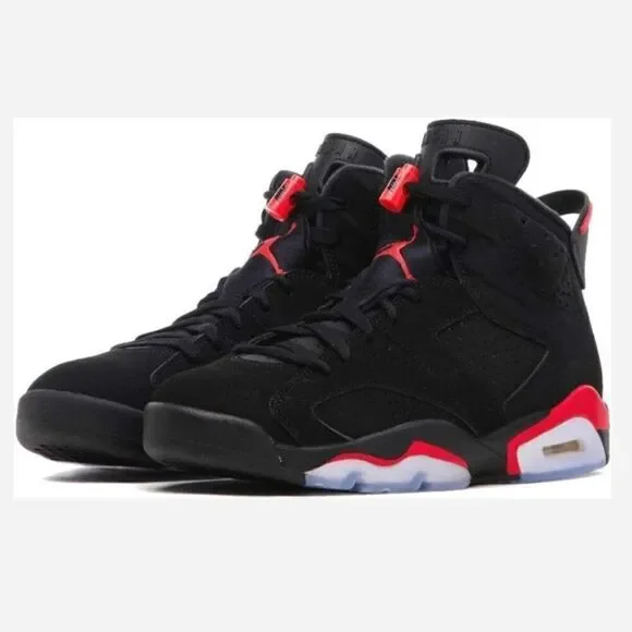 Air Jordan 6 Infer Red Black Sneakers 2000 OG Retro Size 10.5