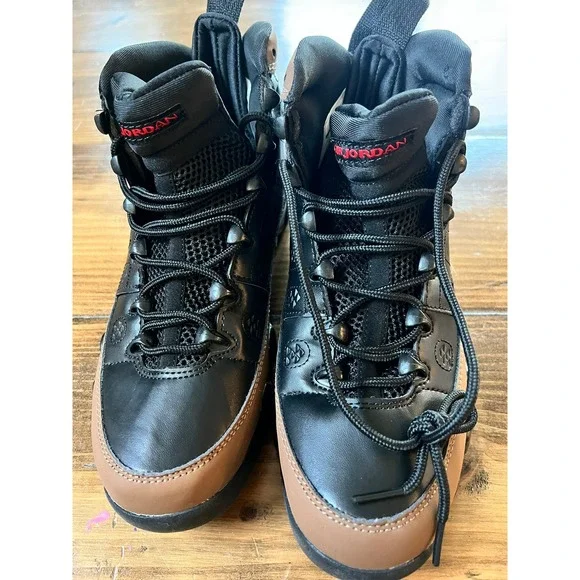 Air Jordan 9 Retro Boot NRG Olive Black Red AR4491-001 Mens 7 High Top Sneaker
