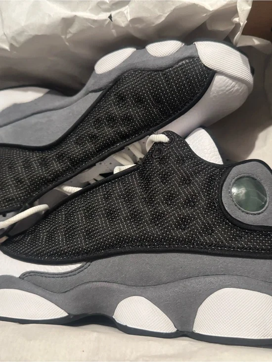 Jordan Black and Gray Sneakers
