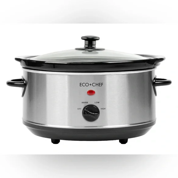 Eco+Chef 4 QUART STAINLESS STEEL SLOW COOKER