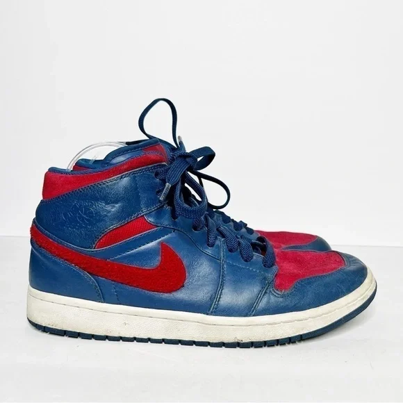 Jordan 1 Retro Phat Premier French Blue Athletic Sneakers High Top 11.5 2009