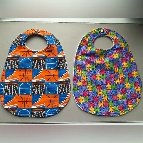 🌟B1G1 free Handmade Big baby bibs