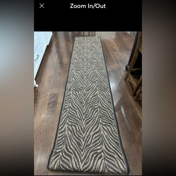 NEW Couristan Zebra Indoor Outdoor Rug