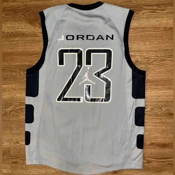 Jordan Jumpman Jersey Black and Gray L
