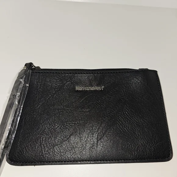 Montana West Black Wristlet