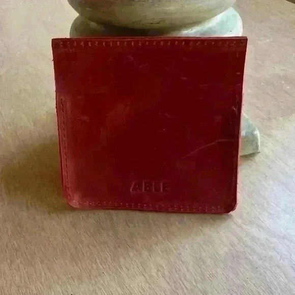 Able / Nashville Leather card holder. 4.5x4.5