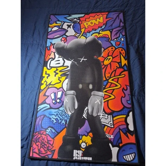 Kaws Non‎ Slip Carpet Doormat Rug Plush