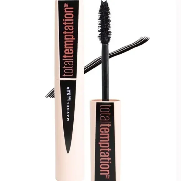 🦋 Maybelline Total Temptation Mascara Blackest Black New Full Size