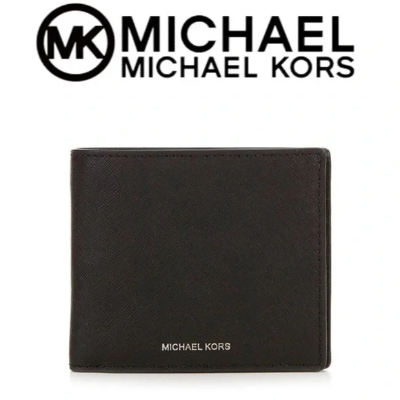 Michael Kors Andy Black Leather Wallet