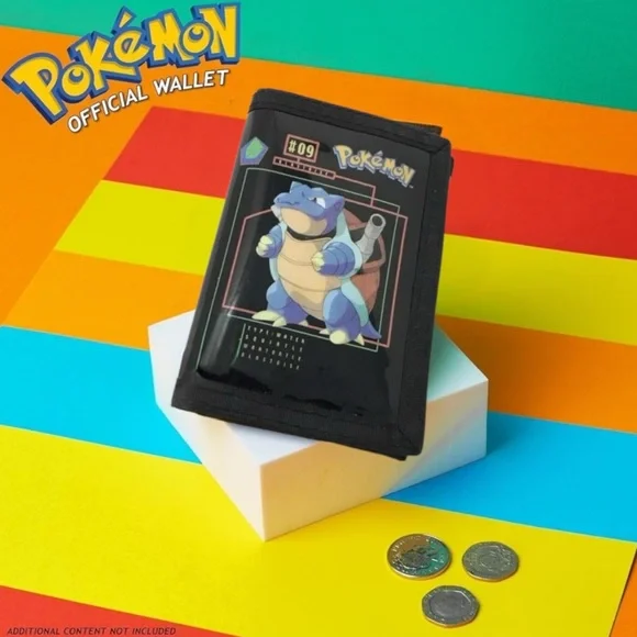 Vintage Nintendo Pokemon Blastoise & Charmeleon 90’s Wallet
