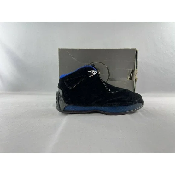 Nike Air Jordan 18 OG 'Black Sport Royal' 2003 305869-041 Men's Size 9.5
