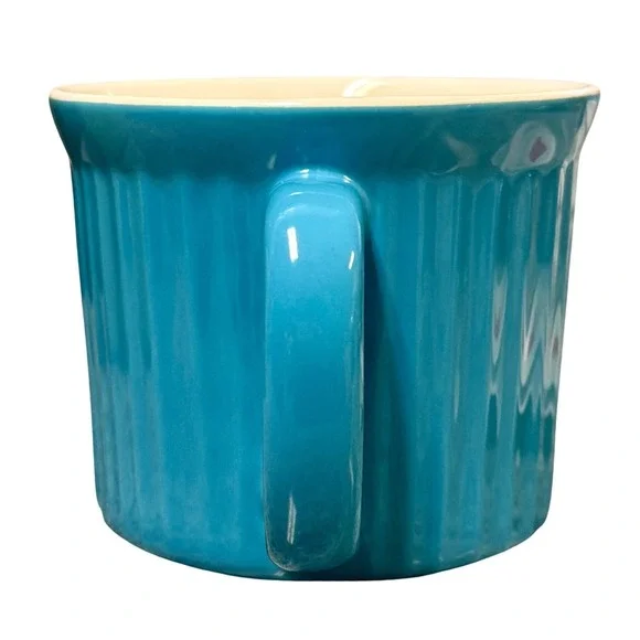 2 CorningWare Colours 20 oz Soup Mugs Pool Blue Spruce Green Corning Ware Colors