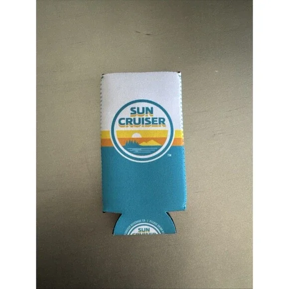 Sun Cruiser Iced Tea Vodka Koozie Can Cooler - Slim Cans - NEW