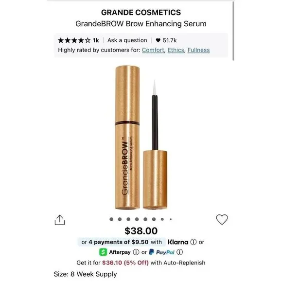 Grande Brow Mini - 8 week supply
