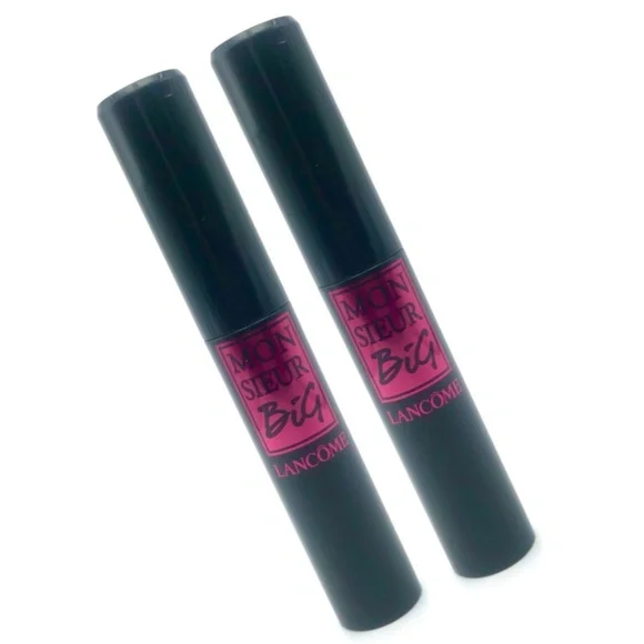 Lancome Monsieur Big Mascara Black FULL SIZE x2 Bundle NEW