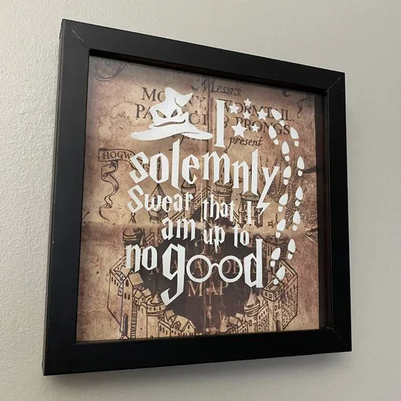 Marauder's Map Shadowbox 8