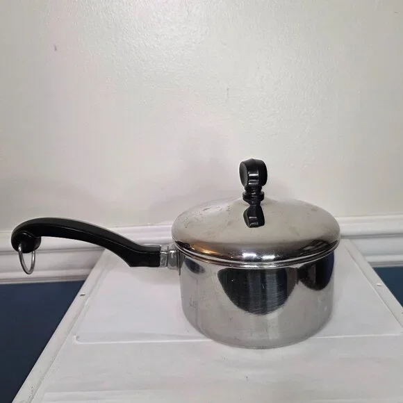 Farberware Stainless Steel Aluminum Clad 1 Quart Pot With Lid