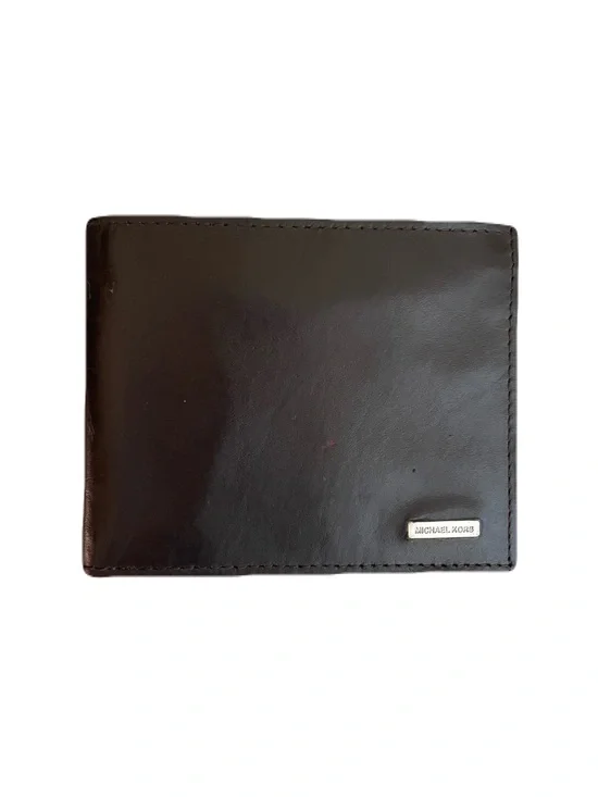 Michael Kors Tri-fold Black Leather Men's Card & Key Wallet