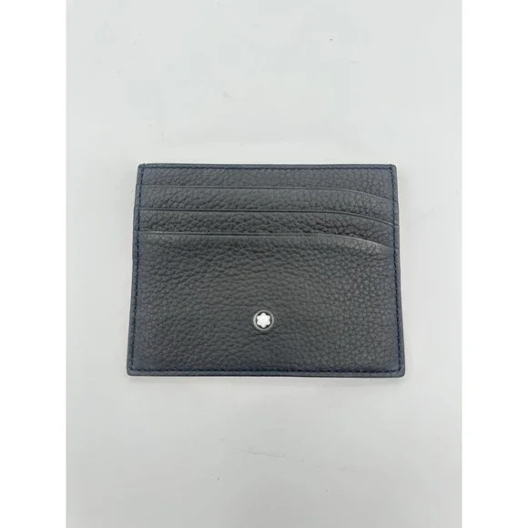 Montblanc Meisterstuck Men's Grain Leather Wallet - Black 6CC