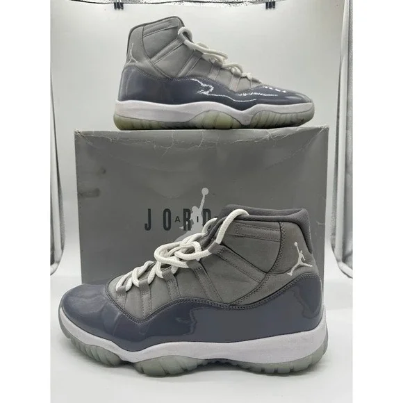 Air Jordan 11 Retro Cool Grey 2021 Mens Size 13 CT8012-005 Medium Grey Sneakers