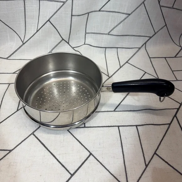 Revere Ware Stainless Steel Vegetable Steamer Insert Basket 7.5 Inch Silver