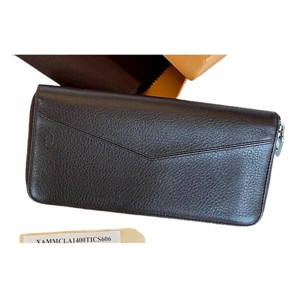 Tod's Italy Leather Zip‎ Around Race Wallet XAMMCLA1400TICS606