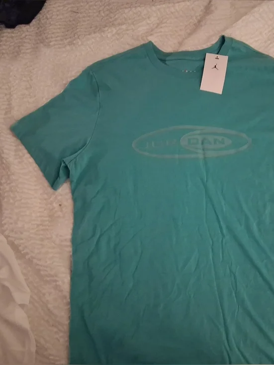 Jordan Teal Short-Sleeve Logo Tee