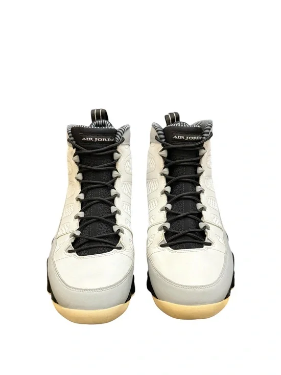 AIR JORDAN 9 - BLACK WHITE GRAY RETRO “BARONS” SNEAKERS