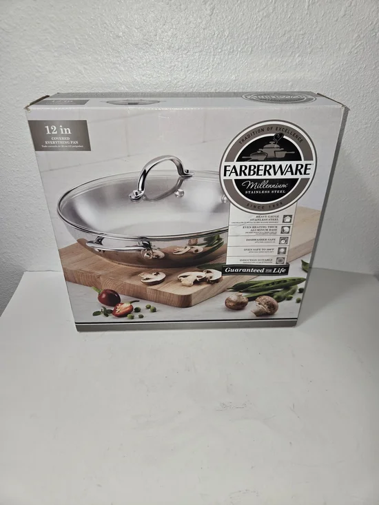 Farberware Stainless Steel Covered Sauté Pan - Silver (12 in)