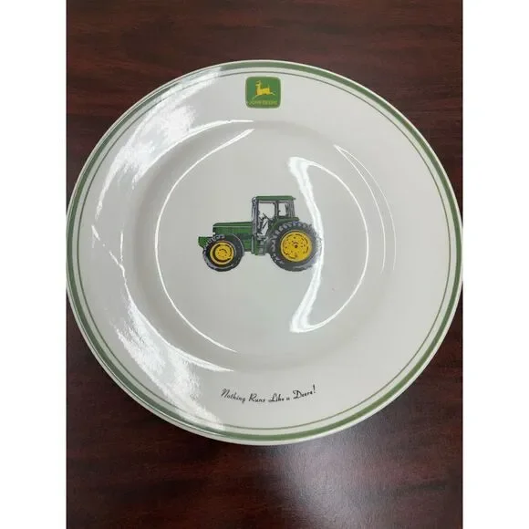 John Deere Glass Plate by Gibson
