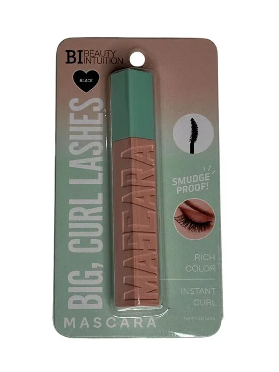 Beauty Intuition Big Curl Mascara Black Smudge Proof 0.32 oz Volumizing