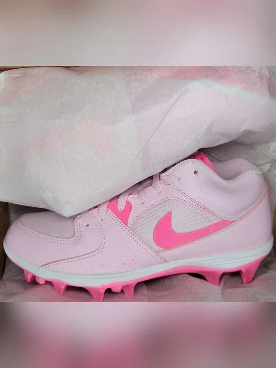 Nike Air Jordan Stadium 90 Low TD Football Cleats Pink Sz 10 Men NIB