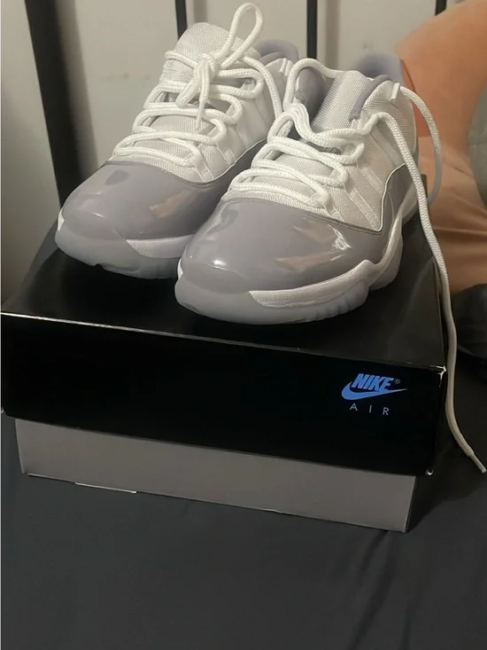 BRAND NEW Jordan 11 Low-Top Sneakers in Light Gray and White SIZE 13