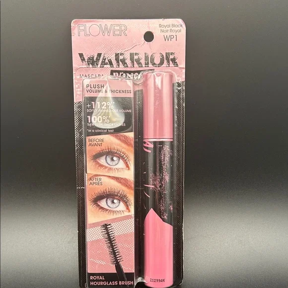Flower Warrior Plush Volume Mascara — Pink & Black