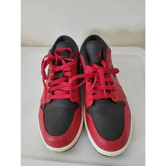 Jordan 1 Retro LowGym Red Black White 10.5