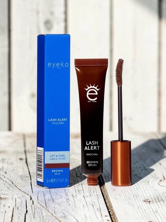 Eyeko Lash Alert Lift & Curl Mascara In Brown