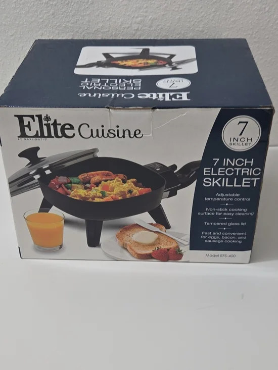 7-Inch Electric Skillet - Black