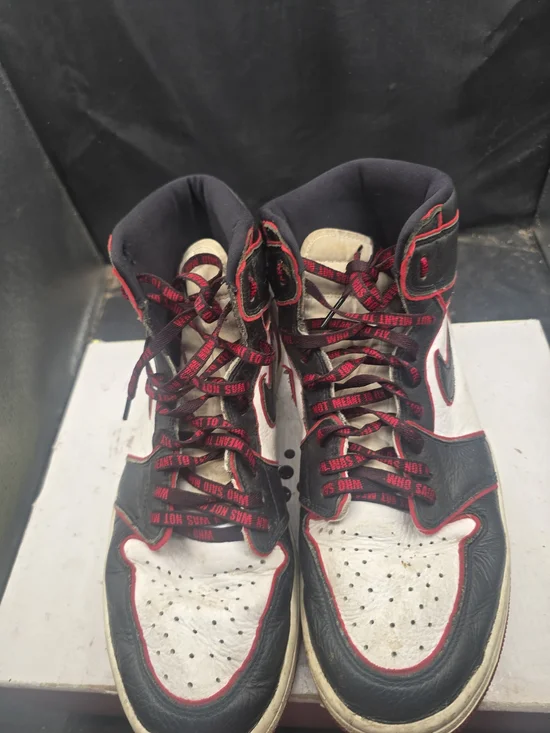 Jordan Men's High-Top Sneakers Black White Red